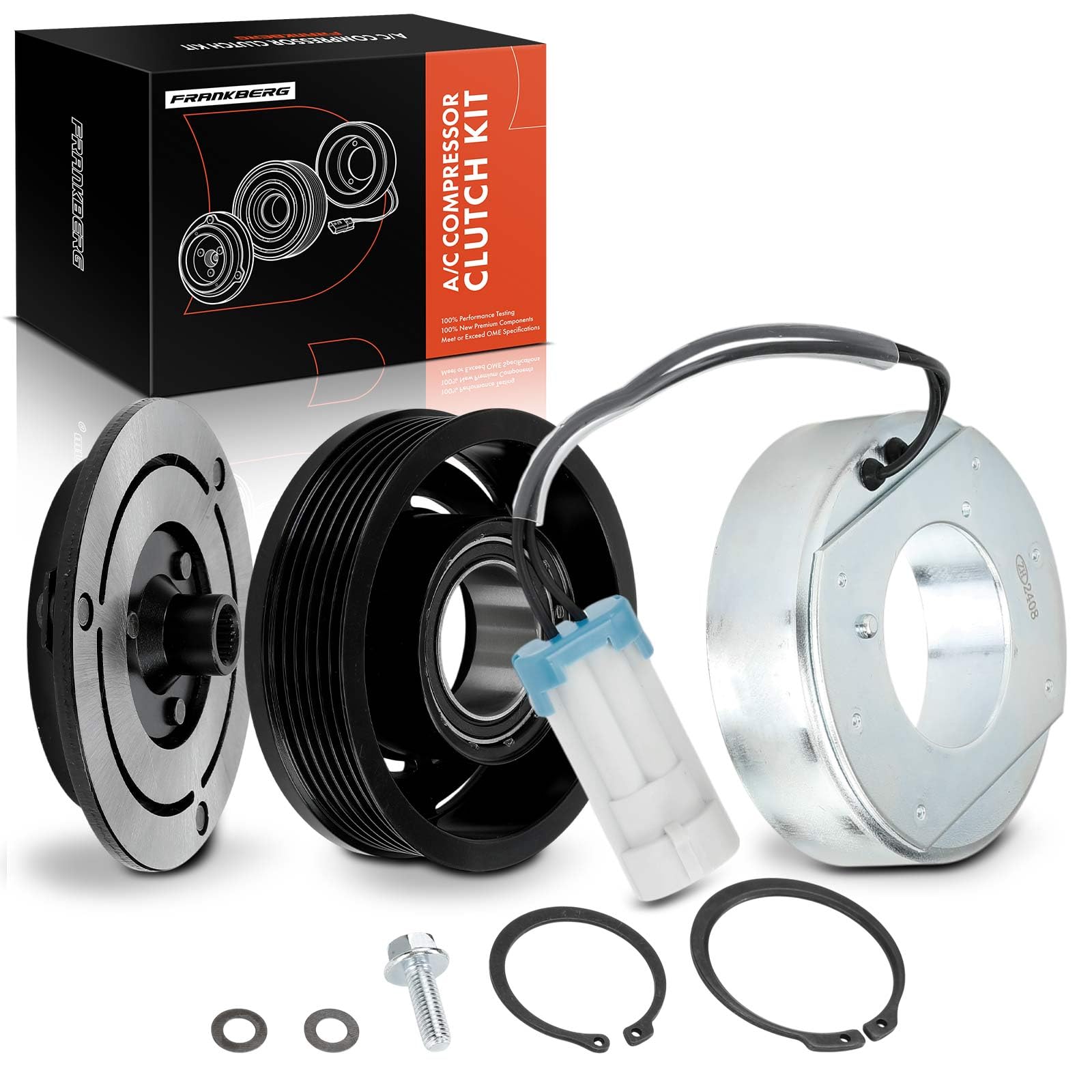 Frankberg Magnetkupplung Klimakompressor Kompatibel mit Astra H A04 Astra H CaR.A.Van A04 Astra H GTC A04 Astra H Stufenheck A04 Zafira B Kasten/MPV A05 Replace# 13124751