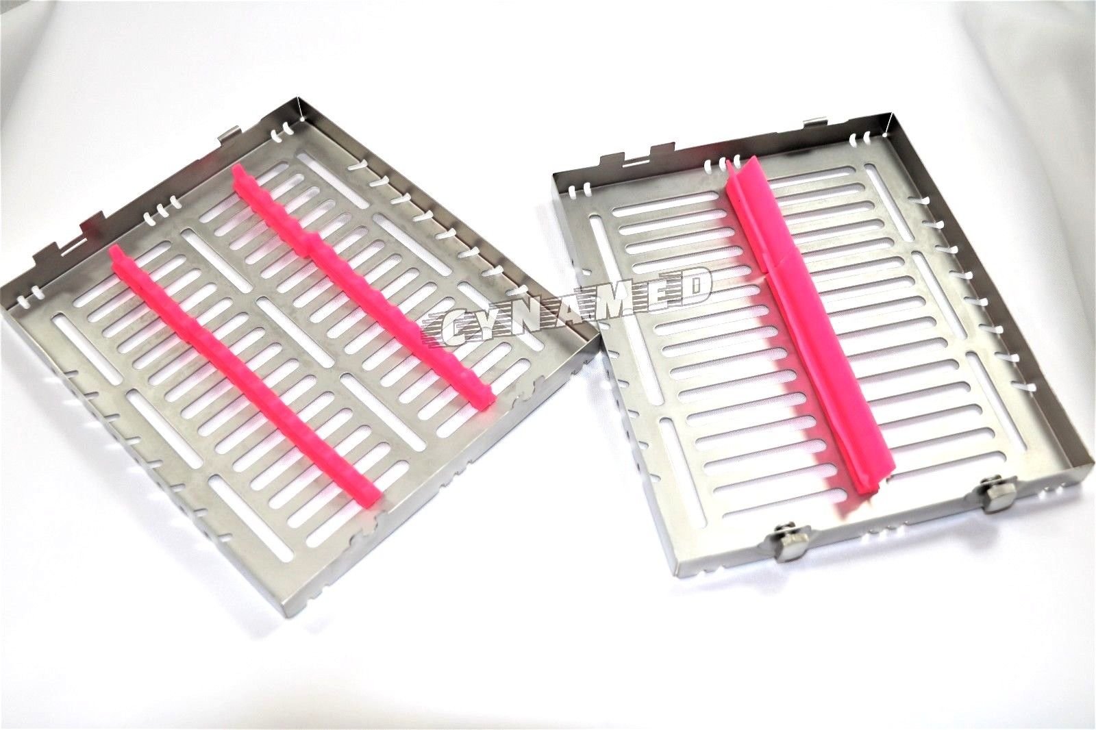 1 German Dental Autoclave Sterilization Cassette Tray for 15 Instrument 8.25X7.25X1.25