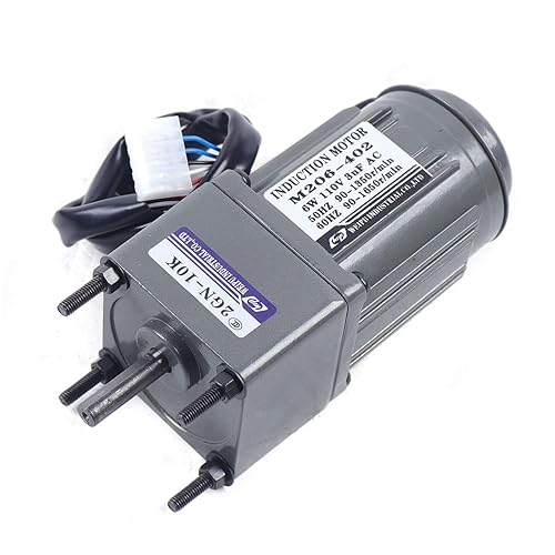 Miniatura 118 de Motor reductor de engranajes variable ajustable de 250W 10K AC110V 135RPM con controlador de velocidad para la industria
