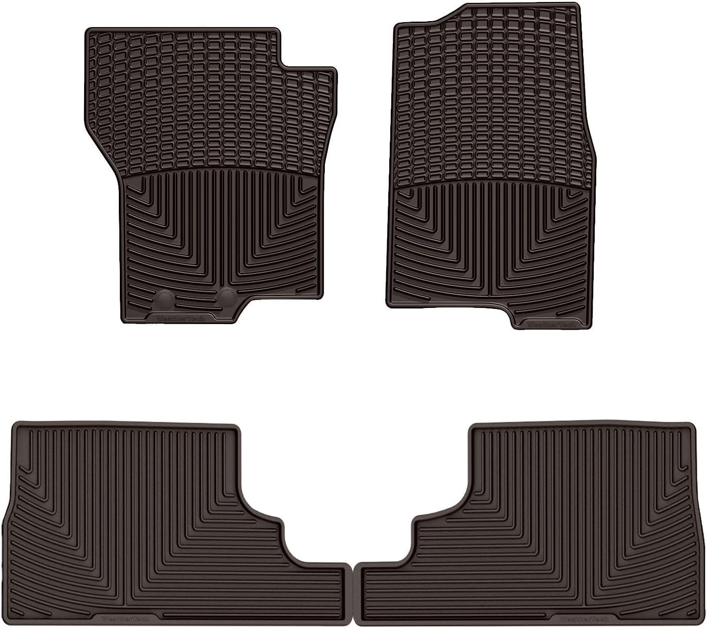 WeatherTech All-Weather Floor Mats for Lincoln Navigator, Expedition 1st & 2nd Row (W241TN-W431TN), Tan