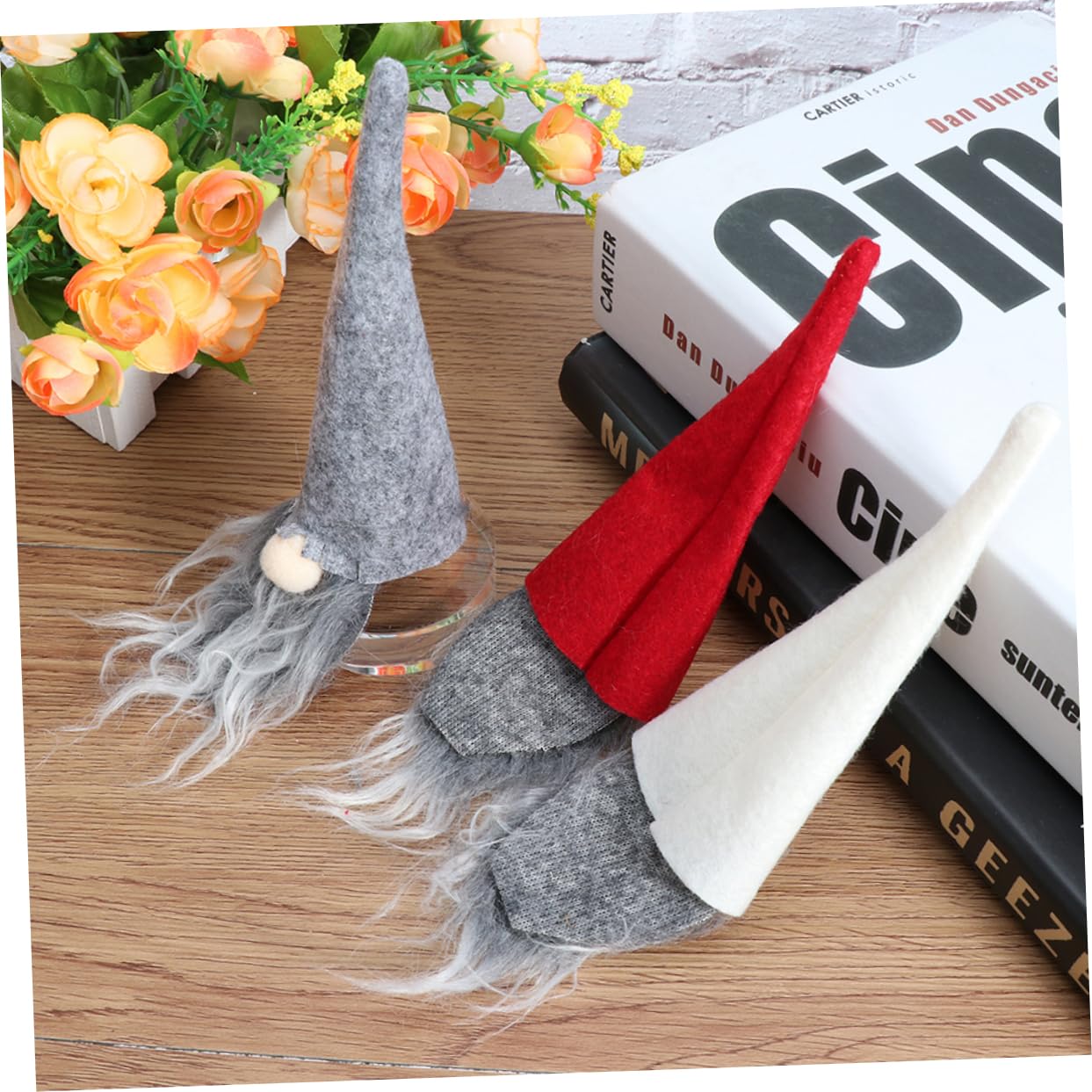 IMIKEYA 60 STK Weihnachtsflaschen-Set Flaschendeckel für Weihnachtspuppen Weihnachten Rotwein Flaschenverschluss Weihnachtsdeko für Flaschen flaschenverpackung Weihnachten Schmücken