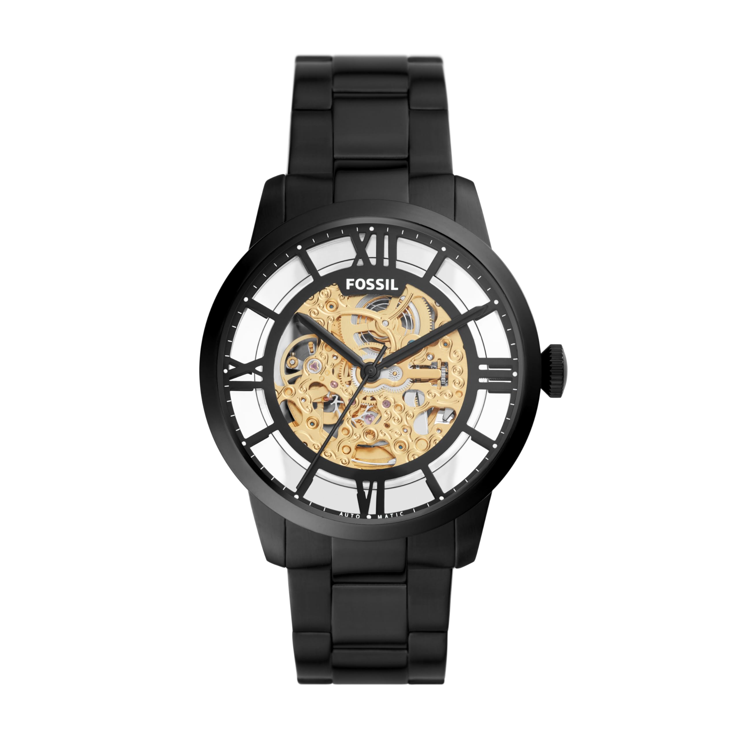 Amazon.co.jp: Fossil Townsman メンズ 自動巻き腕時計 機械式
