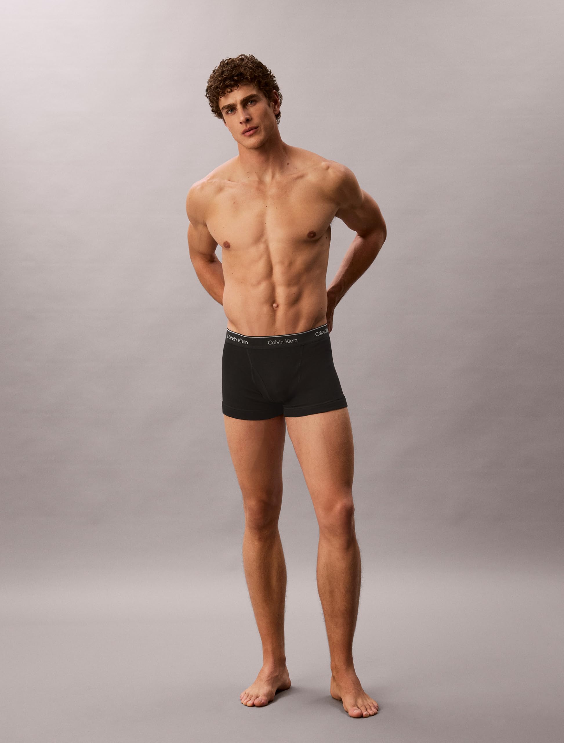 Calvin Klein Bokserki męskie (3 sztuki), Czarny (5 sztuk), M