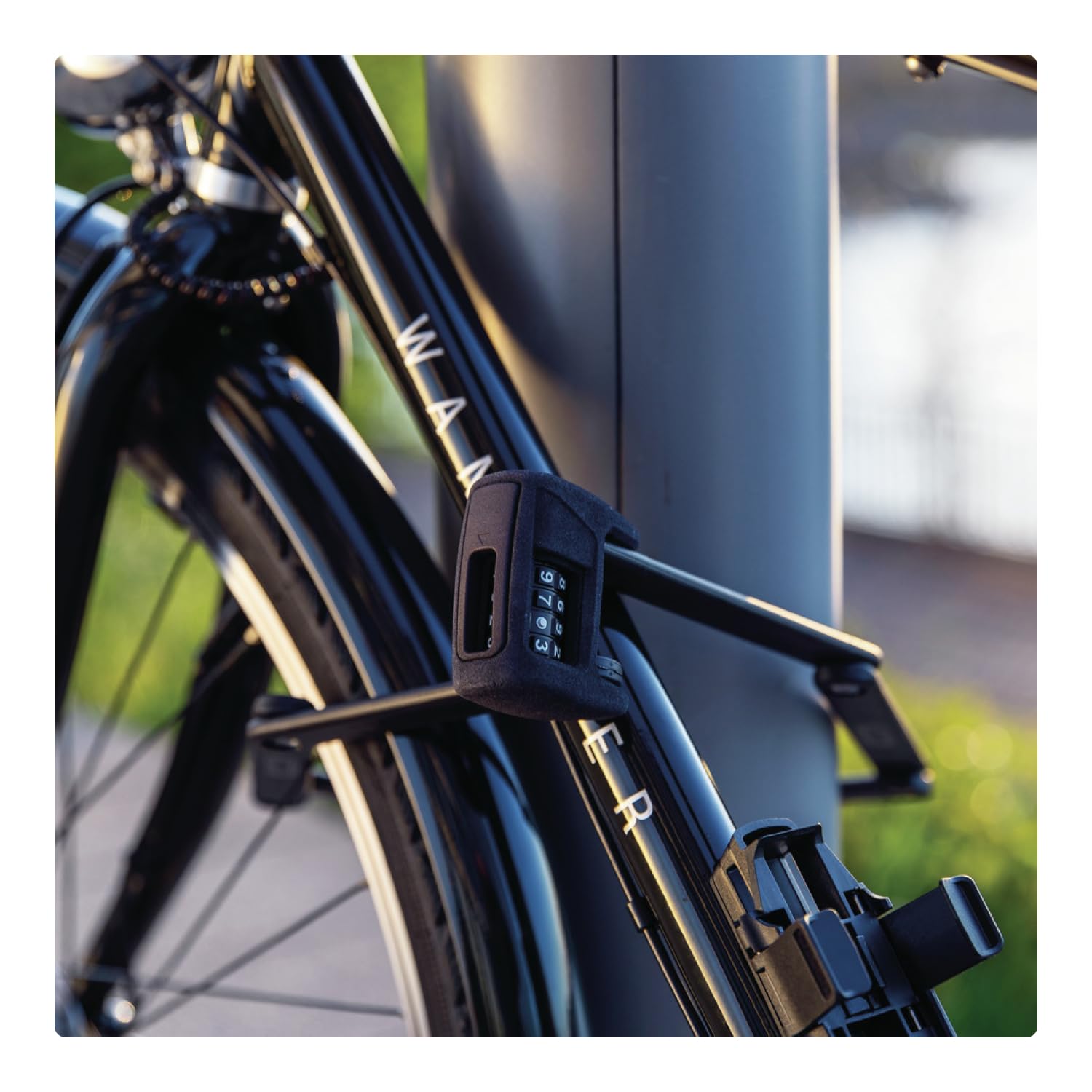 ABUS Faltschloss BORDO 6000C mit SH-Schlosshalterung - Zahlenschloss aus gehärtetem Stahl - Fahrradschloss mit 4-stelligem Code - ABUS-Sicherheitslevel 10 - Fahrrad-Zubehör