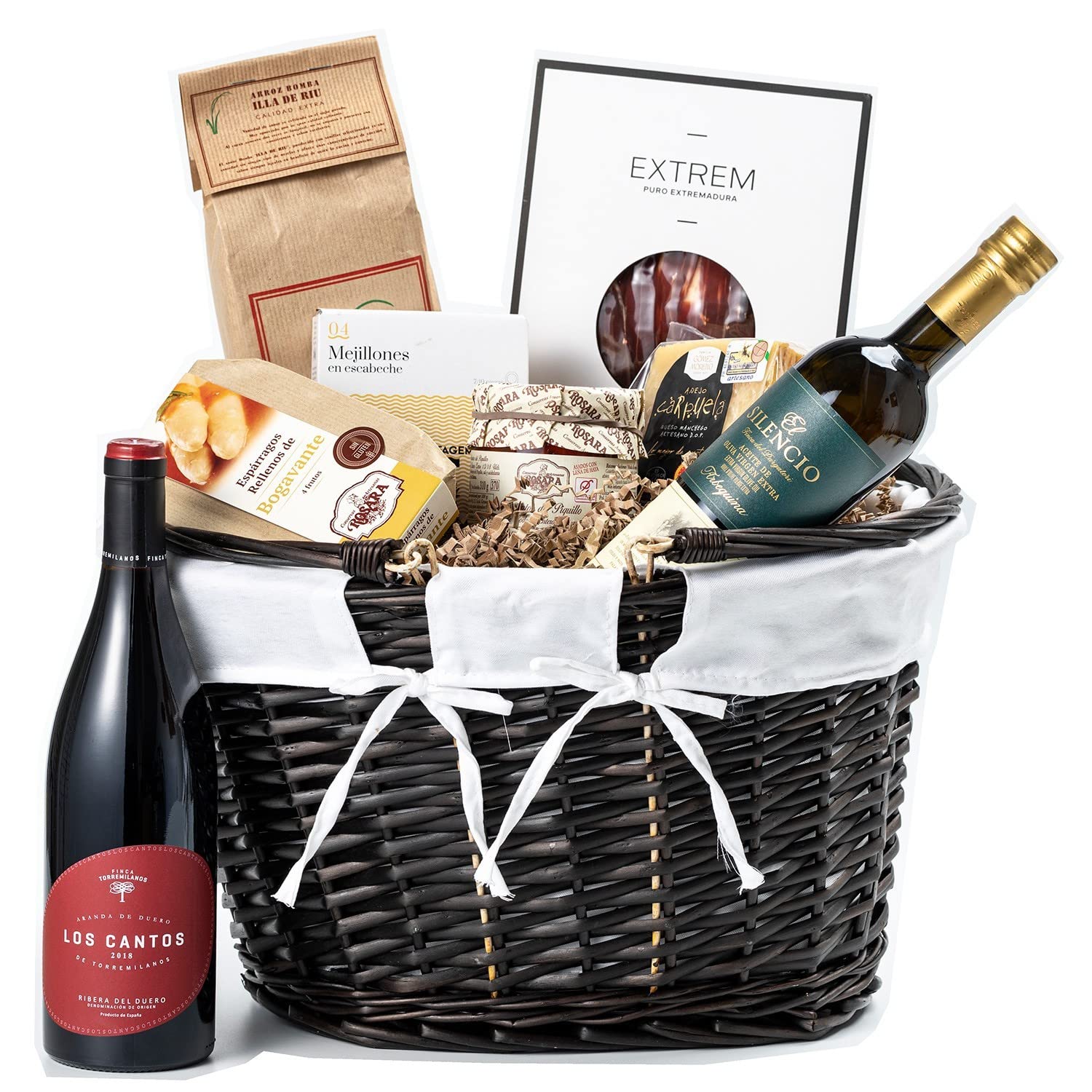 Cesta productos gourmet de España