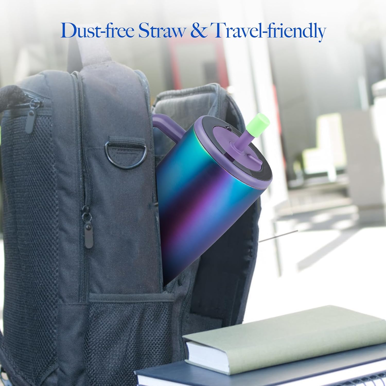 2 Pack Magnetic Straw Caps Compatible with BrüMate All Era and Resa Tumblers, Silicone Straw Caps Toppers Compatible with Brumate Accessories, Covers Protectors BPA Free (Green) - Image 5