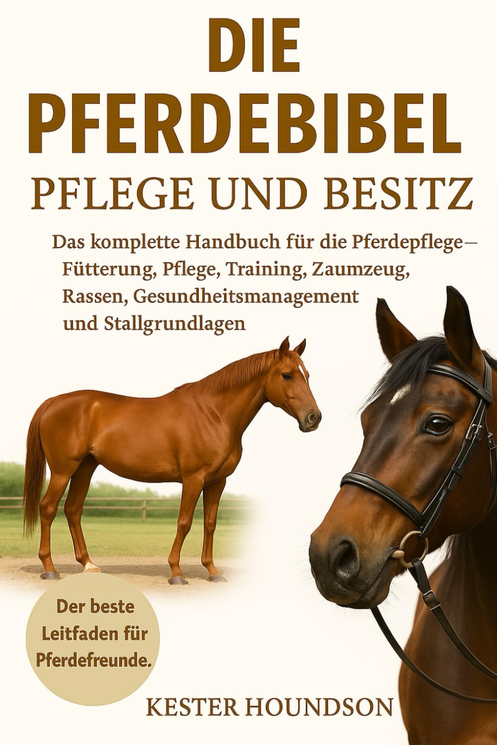 DIE PFERDEBIBEL PFLEGE UND BESITZ: Das komplette Handbuch für die Pferdepflege – Fütterung, Pflege, Training, Zaumzeug, Rassen, Gesundheitsmanagement und Stallgrundlagen
