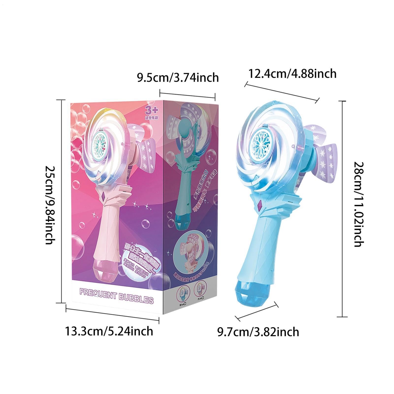 Macchina per bolle di sapone con soluzione di sapone, mulino a , automatico | Macchina per bolle di sapone con luce per bambini, per ragazze, all'aperto, giardino, piscina, feste, campeggio, picnic