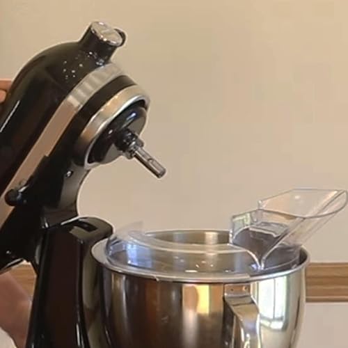 Miniatura 5 de Escudo de vertido (W10616906) para Kitchenaid - Cuencos de acero inoxidable de 4.5 y 5 cuartos de galón, protector contra salpicaduras para