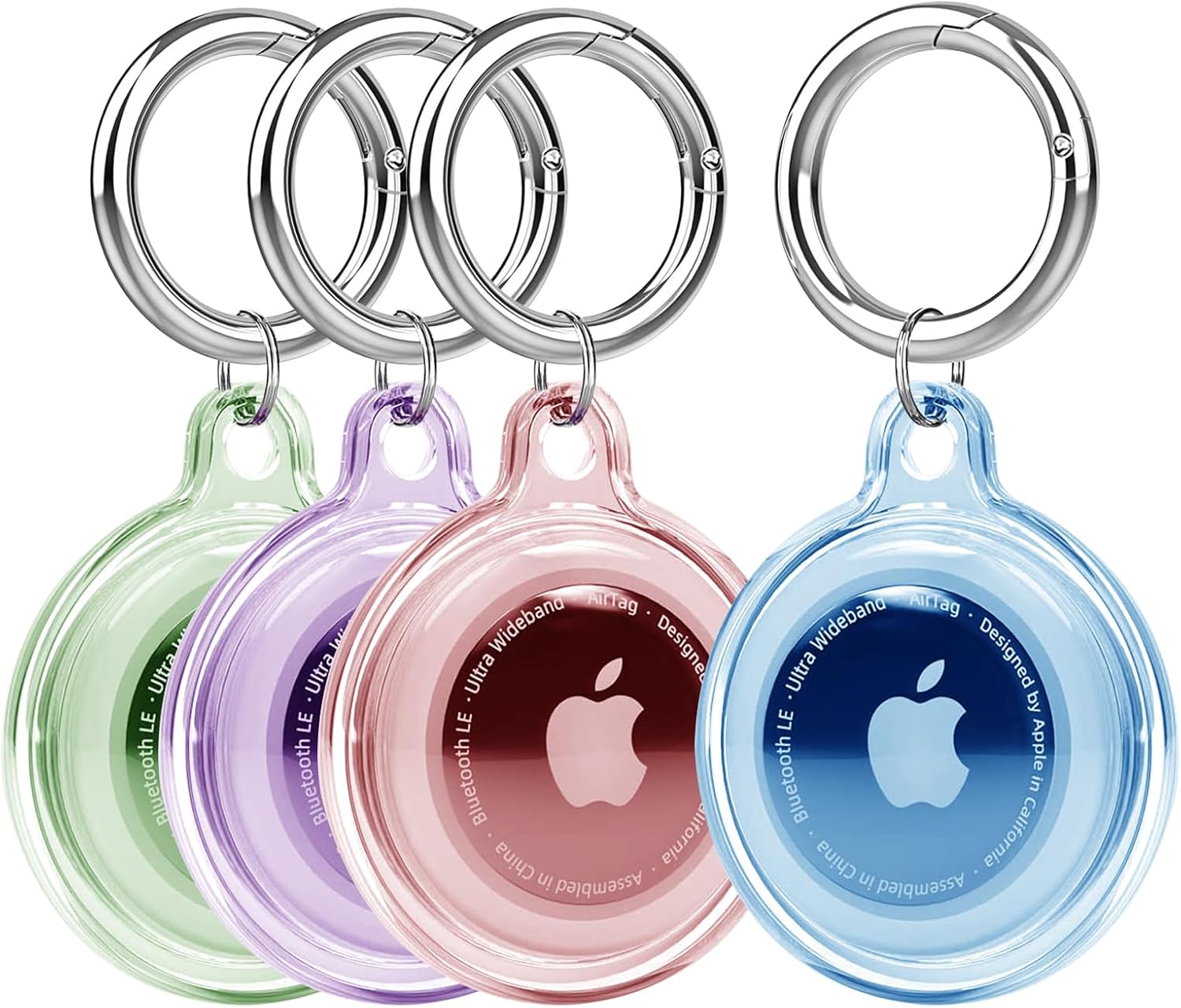 Aircawin Waterproof Airtag Holder Case Clear,Airtag Dog Collar Holder