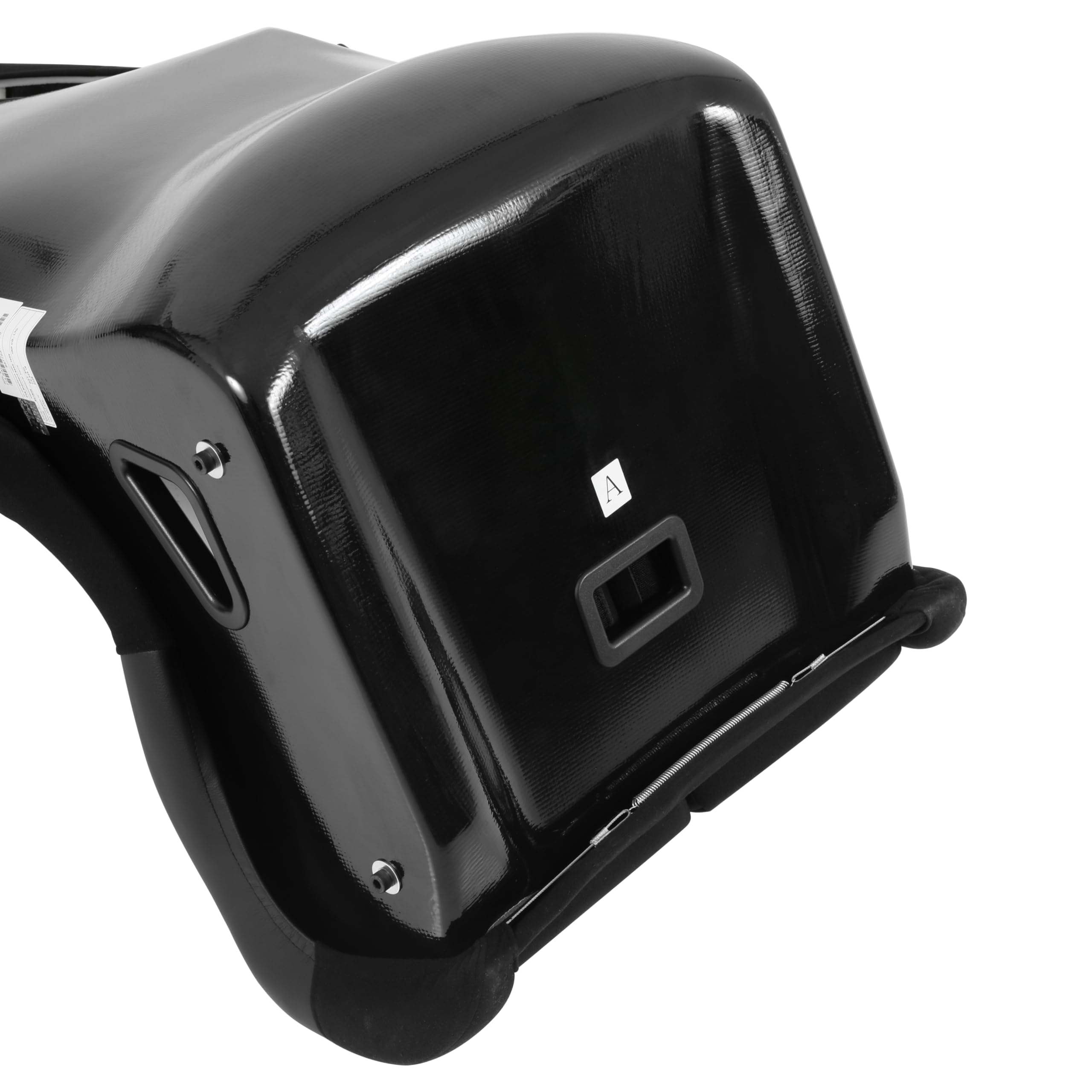 RaceQuip 96886689RQP Seat Non-Reclining FIA 17in Harness Openings Fiberglass Black Fabric product thumbnail 6