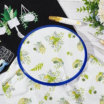 Amazon.co.jp: 8.8x8.6x0.9インチ 金属製 ブルー 刺繍枠 大型