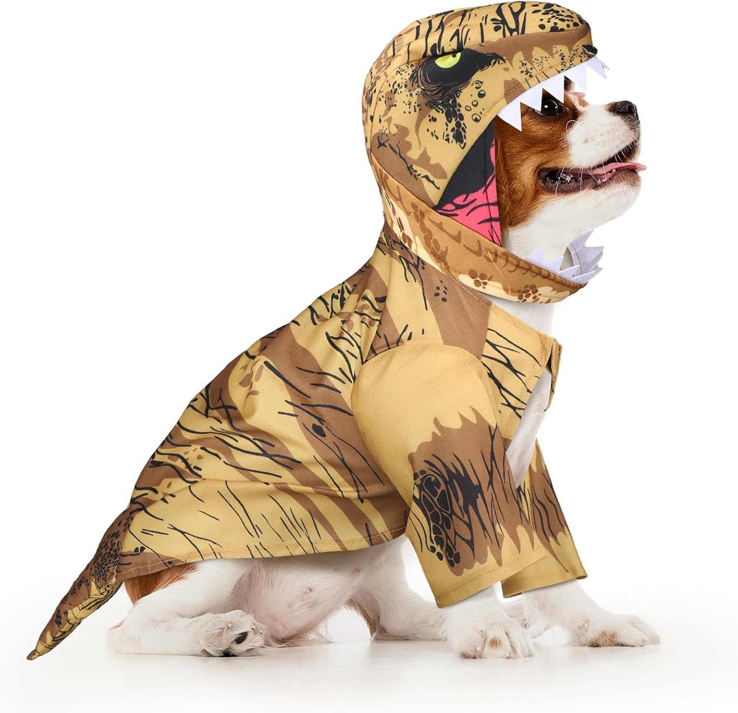 T. Rex Dog Costume Dinosaur Dog Costume Halloween Dino Pet Clothes for Pet Cat Halloween Party Cosplay Events Photo Props, Large Large T. Rex