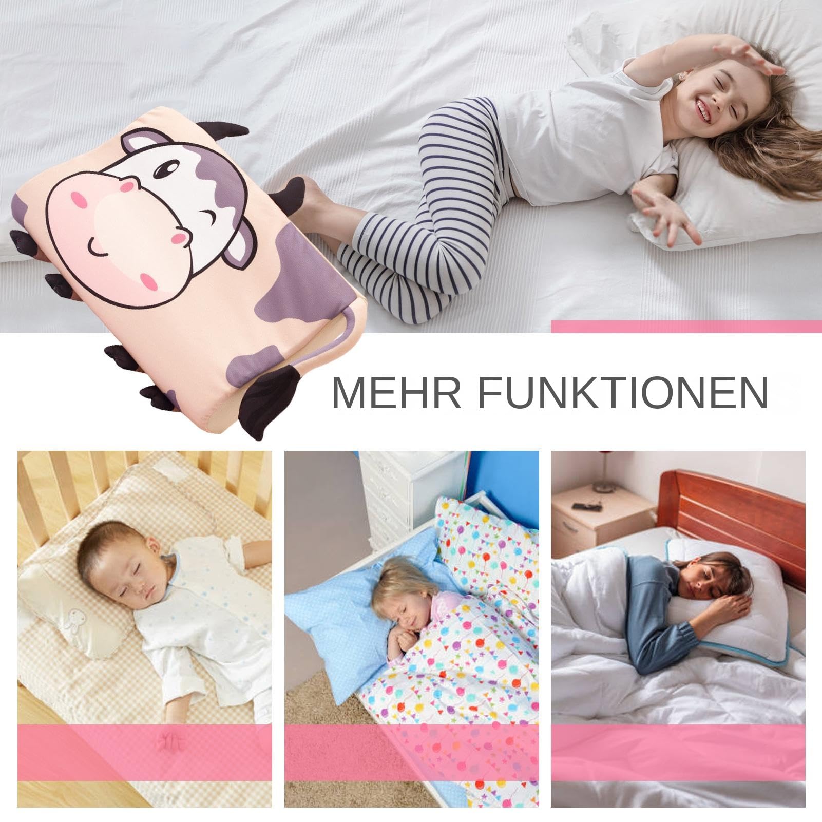 Coussin respirant pour bébé, ergonomique, respirant, doux pour la peau