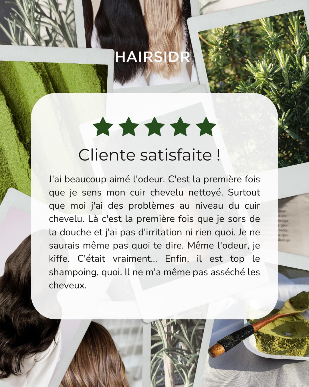 500ml - Shampoing Trésor Ancestral Pousse/Antichute/Antipelliculaire/Détoxifiant