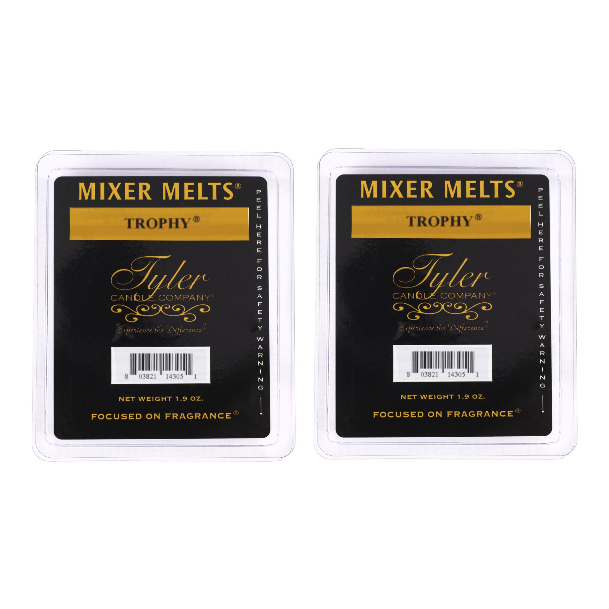 Tyler Candle Company Trophy 1.9 Ounce Scented Mixer Wax Melt Cubes for Tart Burner, Pack of 2