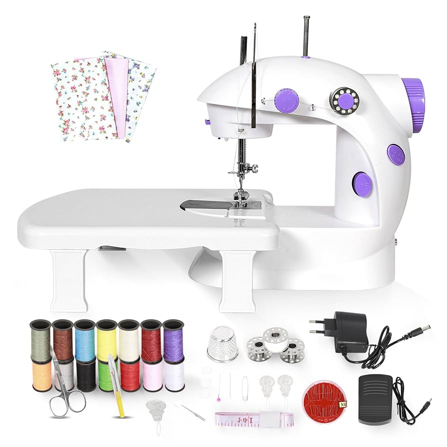 Amazon.com: EASYBERG Mini Sewing Machine for Beginners, Dual