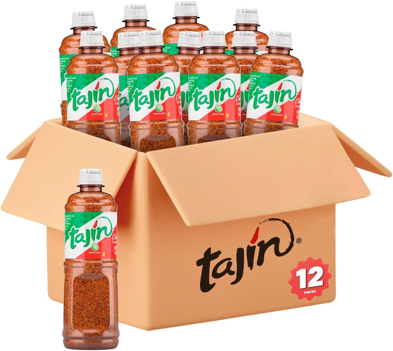 Tajin Clasico Chile Lime Seasoning 14 oz (Pack of 12)