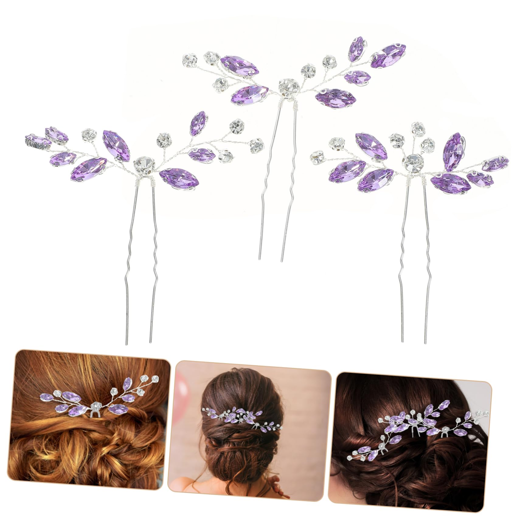 Baluue 12stücke Teiliges Set Braut Haarschmuck Mit Strass Haarspangen Hochzeits Haarnadeln Für Für Brautfrisuren Und Besondere Anlässe