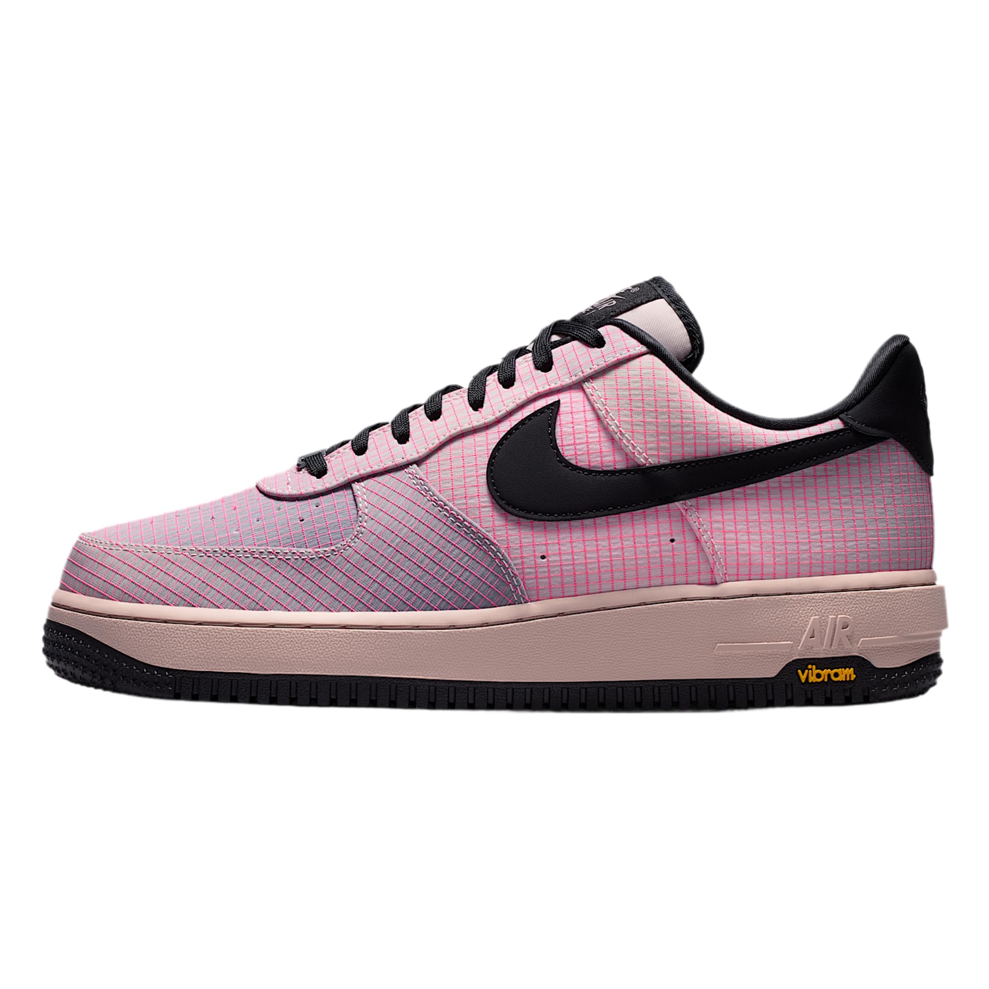 Nike Air Force 1 '07 LX Vibram® Men's Shoes (Silt Red/Light Violet Or/Speed Yellow/Black) 6