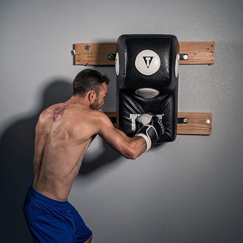 Miniatura 6 de TITLE Boxing Bolsa de entrenamiento de amenaza de montaje en pared - Bolsa de corte superior, saco de boxeo en ángulo