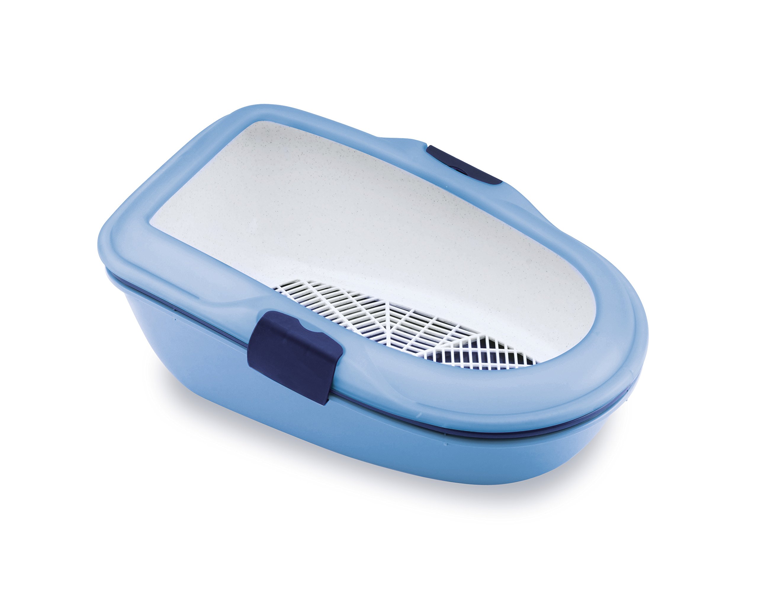 Stefanplast 4–97804, lettiera per Gatti, 39 x 22 x 59 cm, Colore: Blu