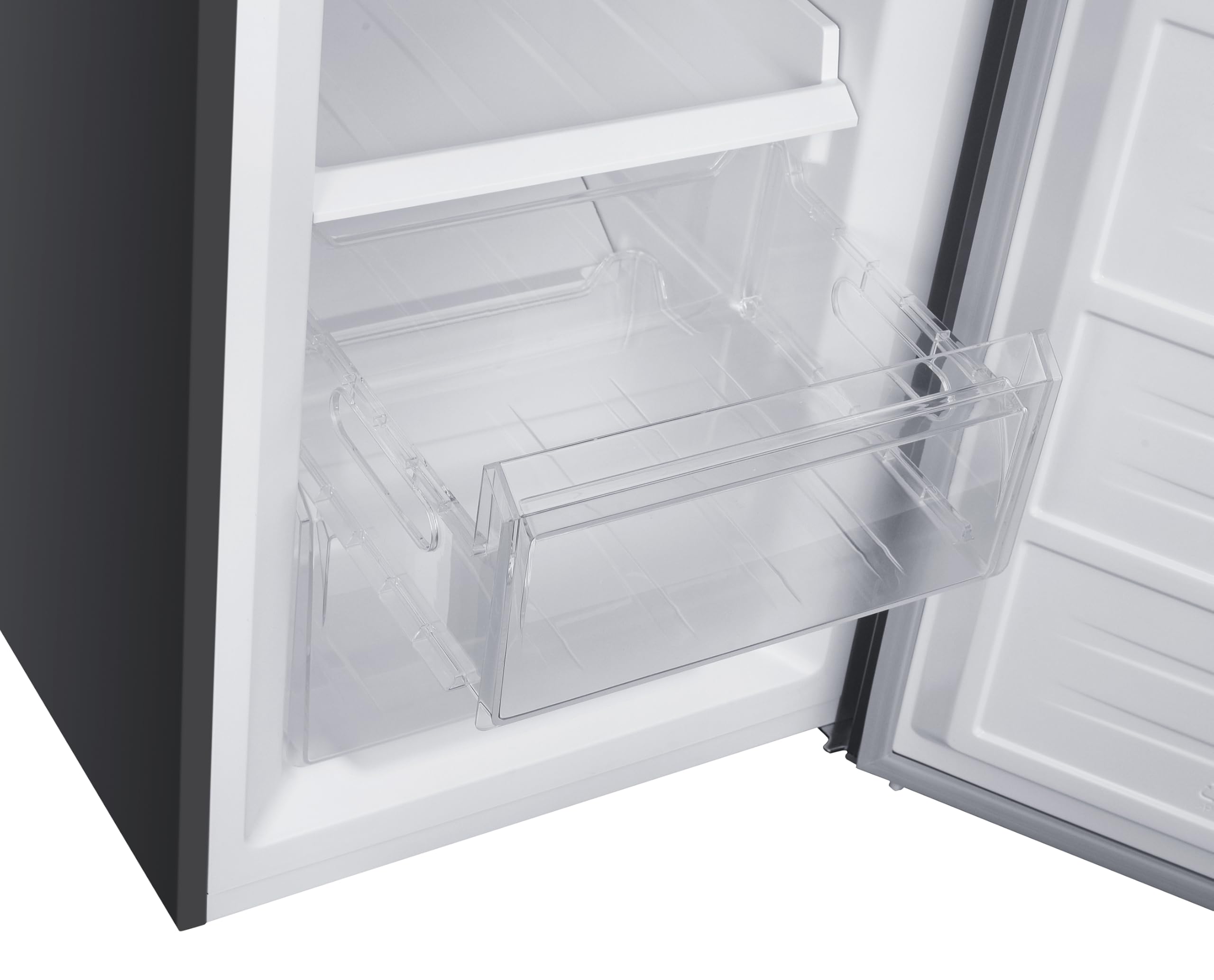 homeX Kühlschrank mit Gefrierfach No Frost, Kühl-Gefrier-Kombination freistehend, groß - 253 Liter, Super-Frost-Funktion, leise Kühlgefrierkombi, EEK C, Kühl Gefrierkombination, silber, CFSN2531C-S