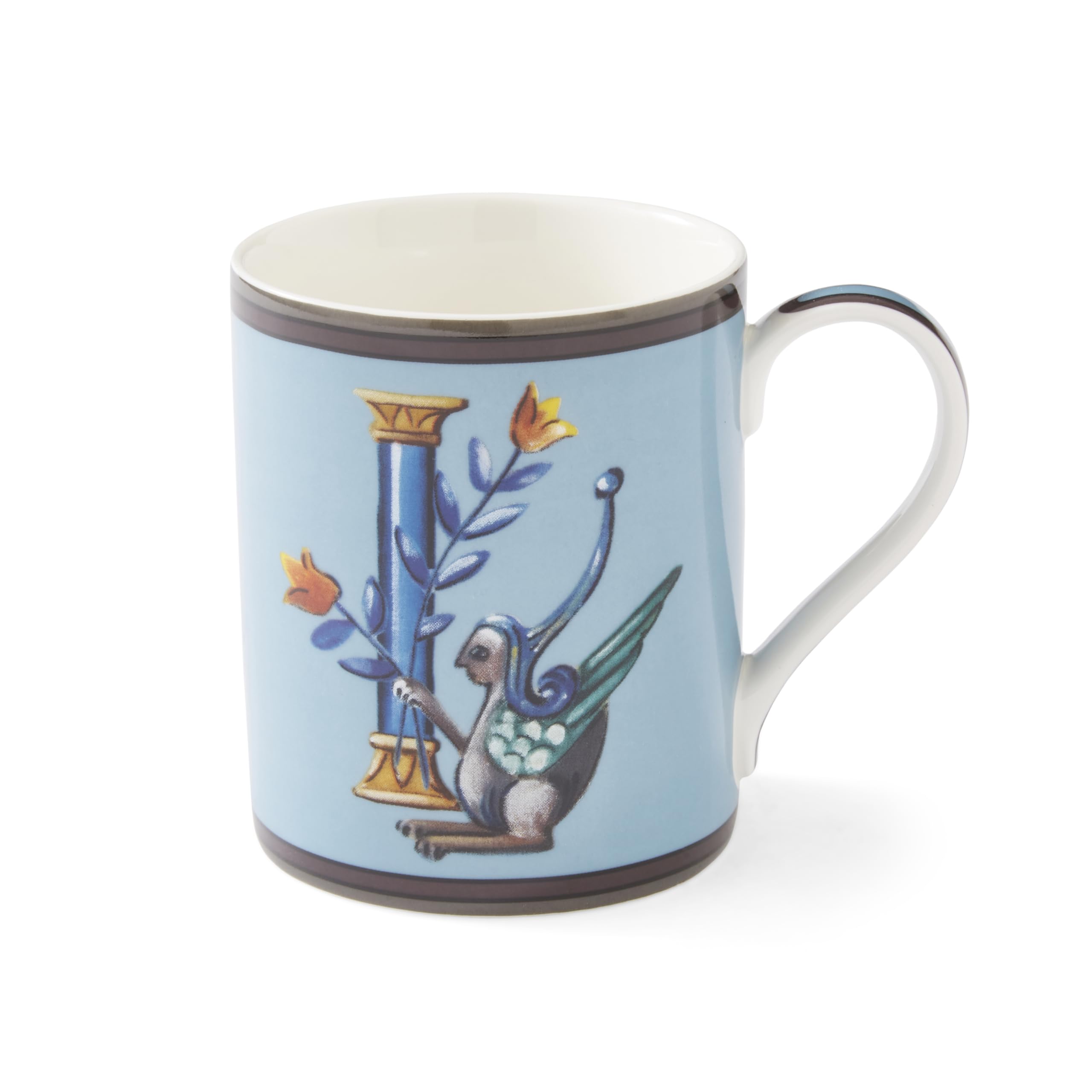 Spode – Kit Kemp – Alphabet Mug P – 12 Oz - Blue