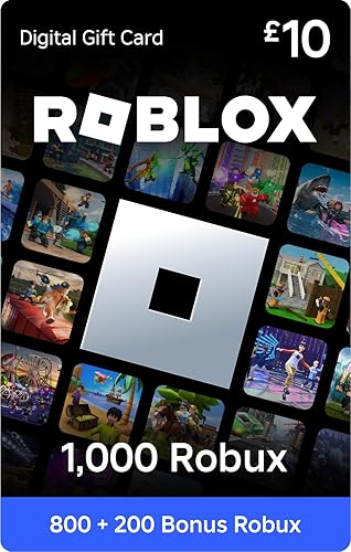Roblox Gift Card - 1,000 Robux [Includes Exclusive Virtual Item] [Online Game Code] - 10