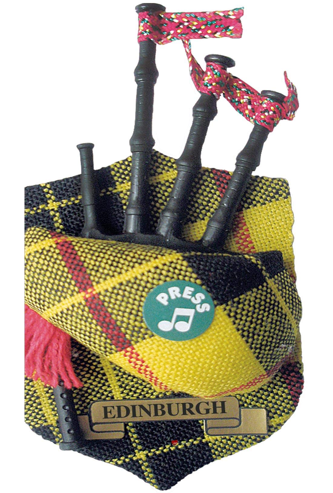 I Luv Ltd Edinburgh Clan Musical Bagpipe Fridge Magnet, Made In Scotland