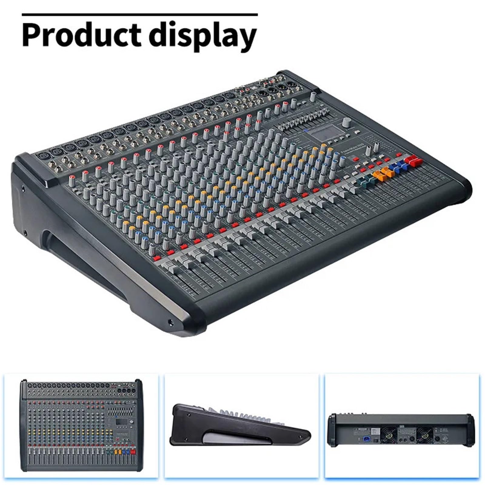 Mezclador de DSP de 16 canales y 99 canales, controlador DJ con reverberación, grabación y mezcla, con Bluetooth 5.0, controlador DJ de rendimiento profesional.(CMS1000-3)