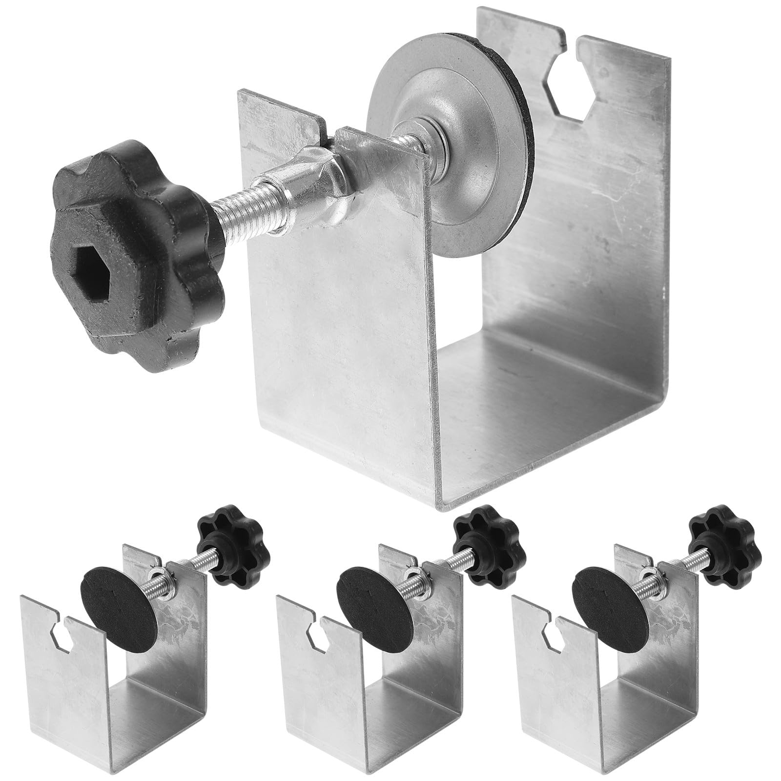 Abrazaderas de panel Kombiuda de acero inoxidable macizo para carpintería de cocinas y muebles