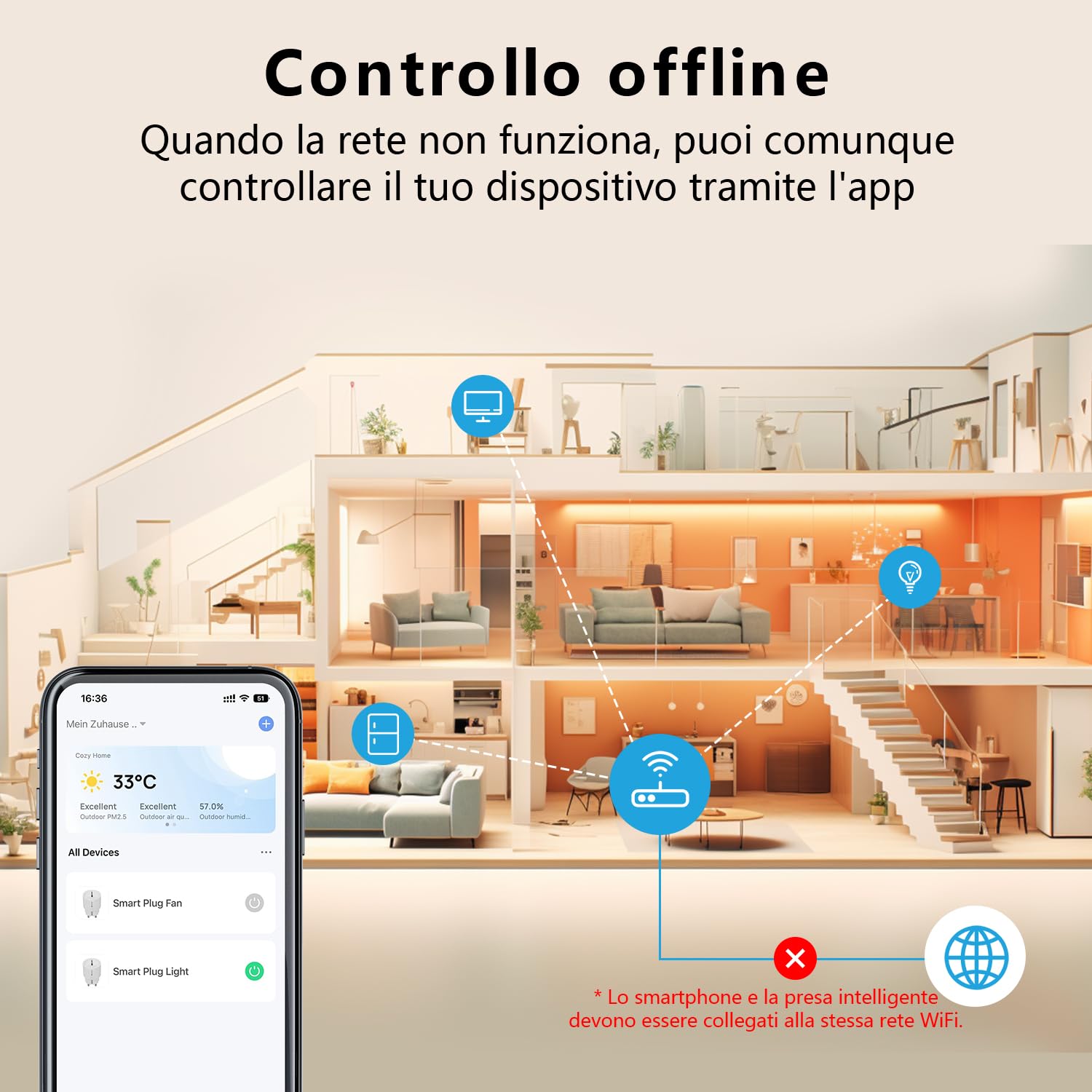 KETOTEK Presa Smart WiFi, Presa Intelligente con Monitoraggio Energia, Smart Plug, Compatibile con Alexa e Google Assistant, Controllo Vocale e Remoto App, Funzione Timer, 4 Pezzi