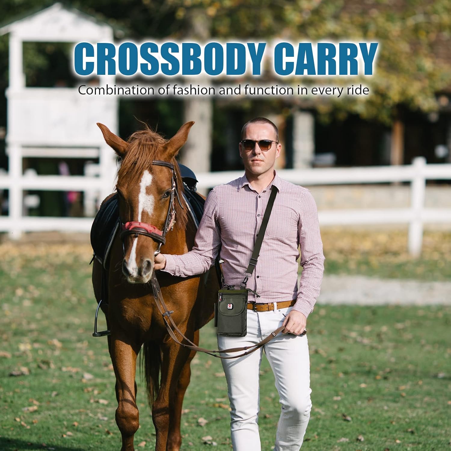 Ranboo Nylon Phone Belt Pouch Fit for iPhone 17 Pro Max 16 Pro Max 15/14/13/12 Pro Max Samsung Galaxy S25 Edge S24 Ultra S23+ Holster Case with Belt Clip Crossbody Cell Phone Purse Waist Bag (Green) - Image 6