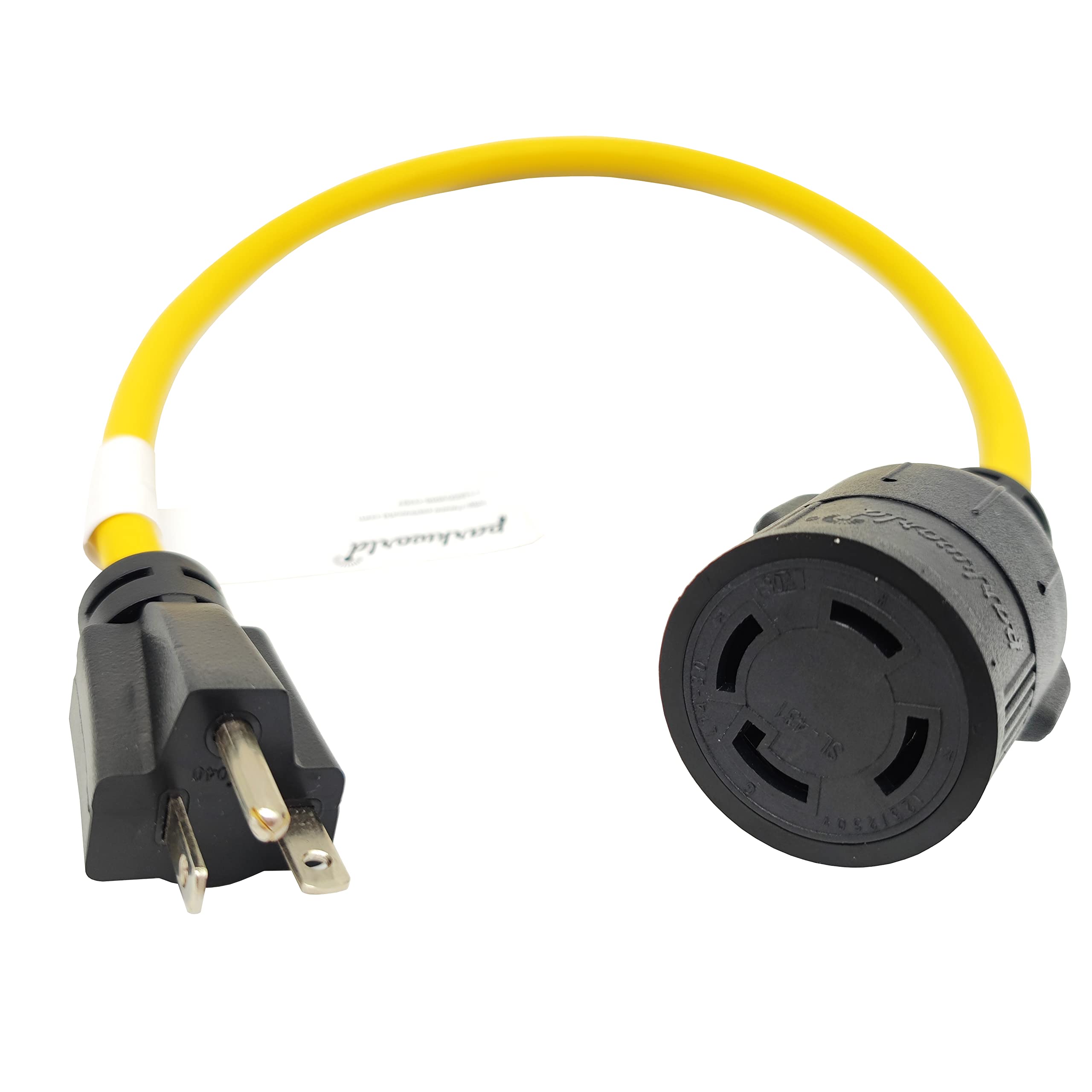 NONEJACK　LAGO OPENROAD Parkworld 63586 Adapter Cord NEMA 6-20P to L14-30R Twist