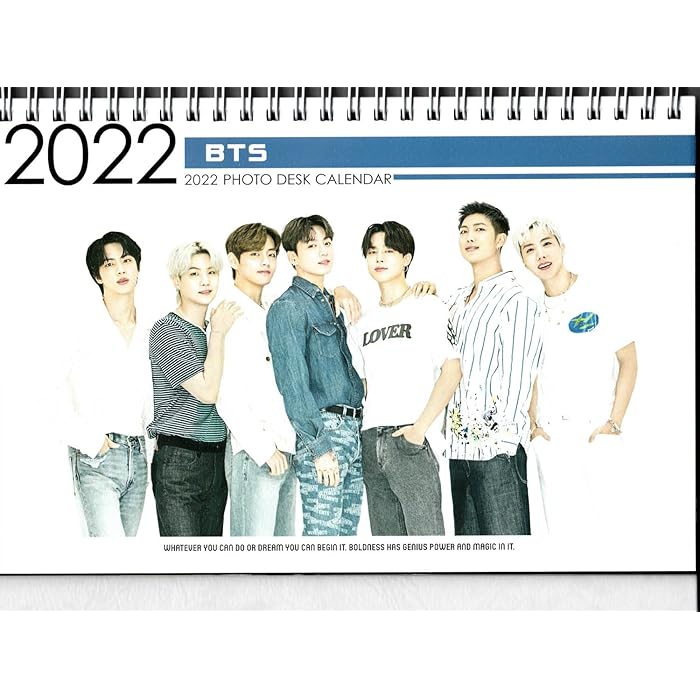 Buy BTS Bangtan Boys 2022 2023 NEW DESK CALENDAR IDOLPARK Special