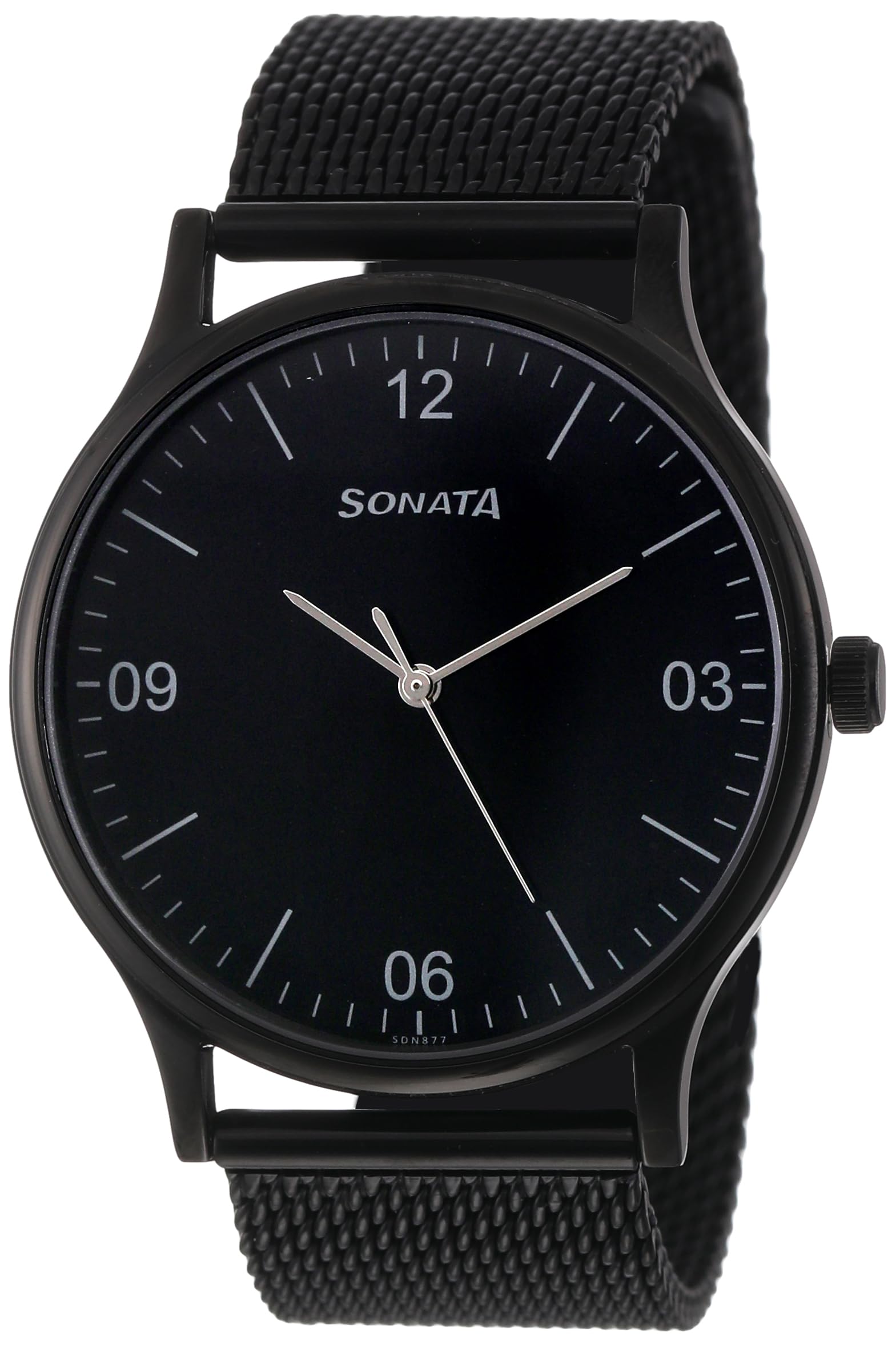 Fastrack Stainless Steel Sonata Black Dial&Band Analog Watch for Men -77105Nm02 (B0C5MY4D72) Amazon Price History, Amazon Price Tracker