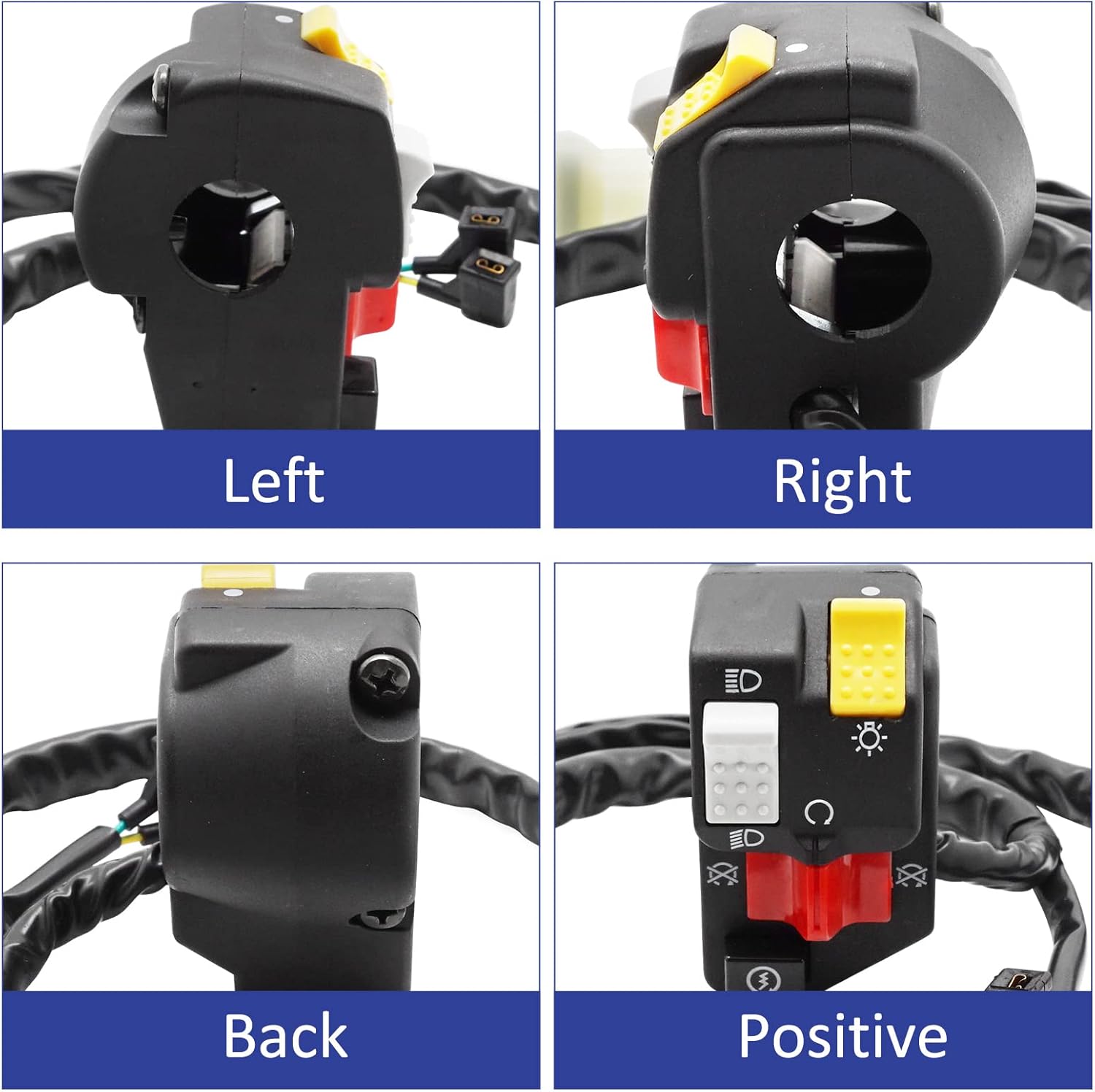Handlebar Switch Start Stop Headlight for Honda TRX400EX Sportrax 400 1999 2000 2001 2002 2003 2004,OEM# 35020-HN1-000
