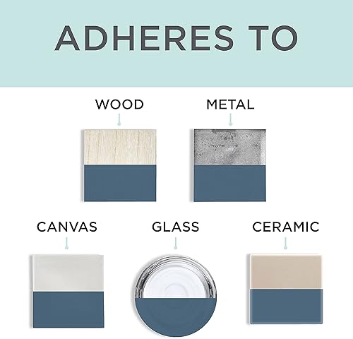 Miniatura 5 de Rust-Oleum 302598-6PK - Pintura a la tiza en aerosol ultramate de 12 onzas (paquete de 6), color azul costero