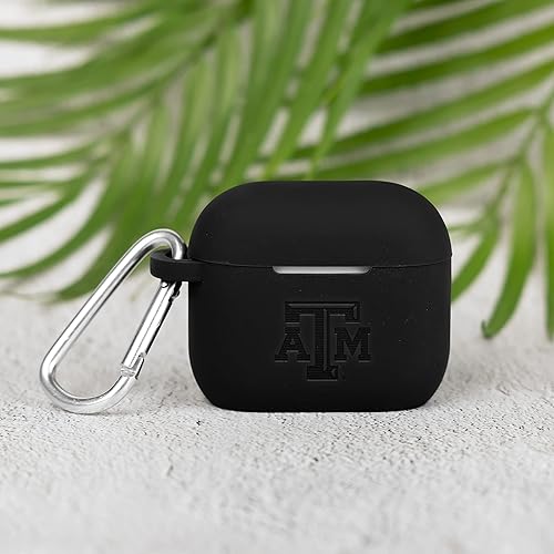Miniatura 2 de Affinity Bands Texas A&M Aggies - Funda de silicona grabada compatible con Apple AirPods Gen 3 (negro)
