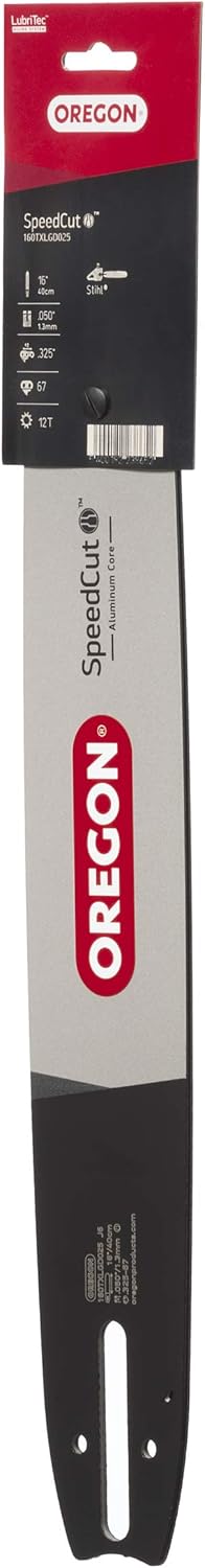 Oregon 160TXLGD025 Speedcut Guide Bar, 16", Gray