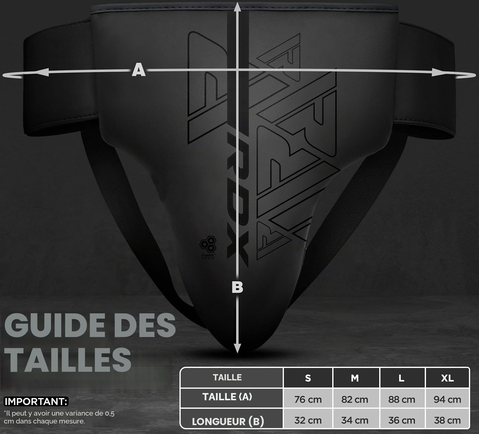RDX Coquille Boxe Homme MMA Sports Protection Combat Arts Martiaux Kick Boxing