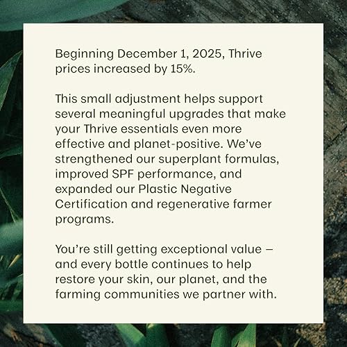 Miniatura 5 de Thrive Natural Care Gel de lavado facial para hombres y mujeres, limpiador facial diario con antioxidantes e ingredientes naturales únicos para un