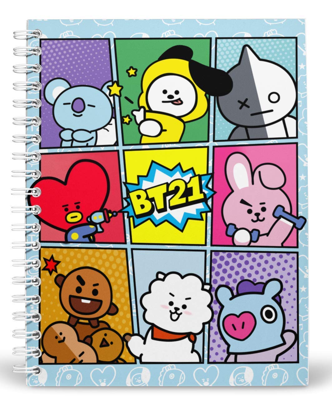 MACRO CUTIE BT21 HI QUALITY 160 RULED PAGES NOTEBOOK | LATEST CHIQUE & TRENDYBTS MERCH FOR ARMY