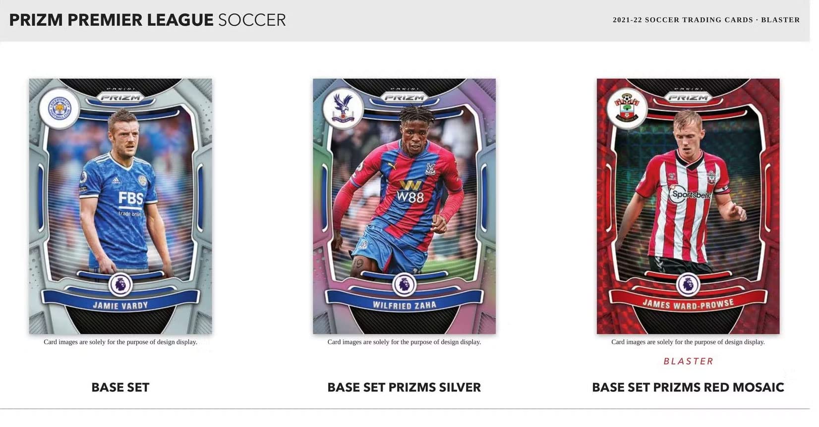 Panini Cartas coleccionables de la Premier League Soccer Blaster Box 2021-22 (6 paquetes por caja, 4 tarjetas por paquete)