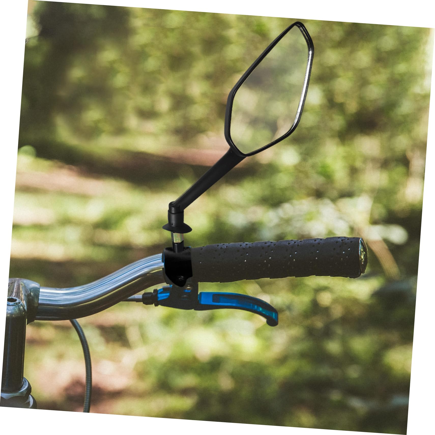 Sosoport 3 Set Set di specchietti retrovisore in bicicletta Mountain bike specchietto retrovisore girevole specchietti da bicicletta per manubrio Specchio posteriore della bici AbS Nero