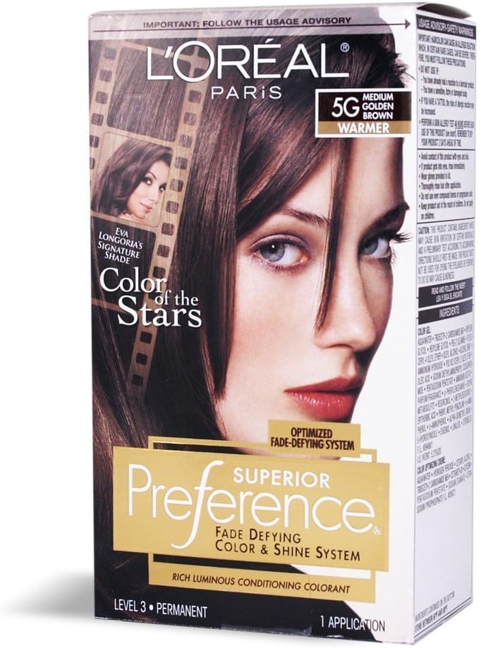 L’Oreal ParisSuperior Preference - 5G Medium Golden Brown (Warmer) 1 Each (Pack of 3)