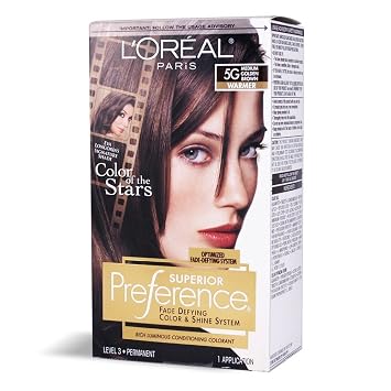 LOreal ParisSuperior Preference - 5G Medium Golden Brown Warmer 1 Each Pack of 3
