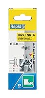 Algopix Similar Product 1 - RAPID M6 5000673 Rivet Nuts 6 mm