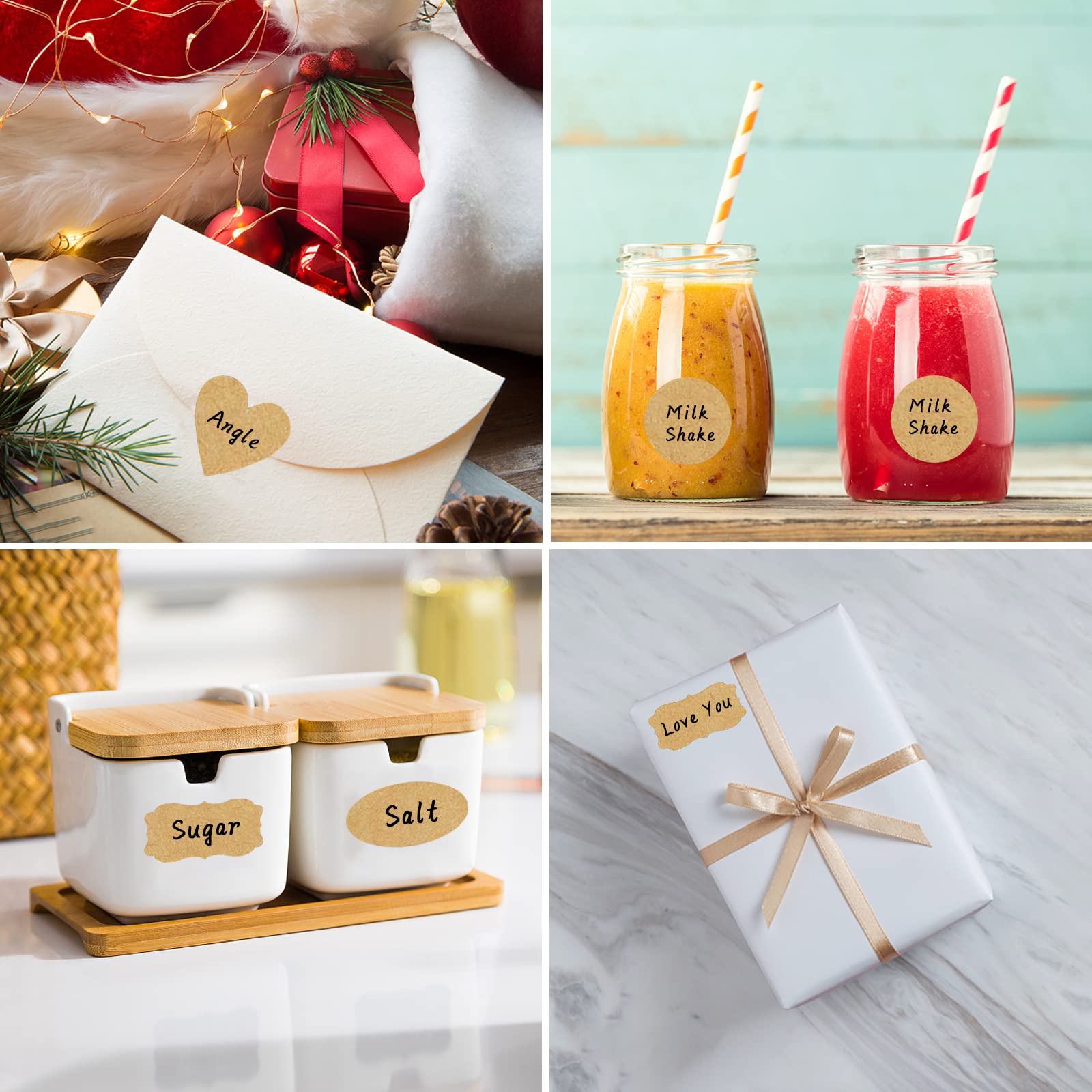 Sellos Personalizados 300 Piezas Etiquetas De Papel Kraft, Etiquetas De  Equipaje, Etiquetas Etiquetas Para Ropa Personalizadas, image size:1600x1600